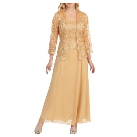 Mrat Sundresses for Women Women Plus Size Hollow Out Lace Patchwork Solid Loose Hem Casual Long Dress Graduation Dresses for Women 2024 S-388 Yellow 4XL