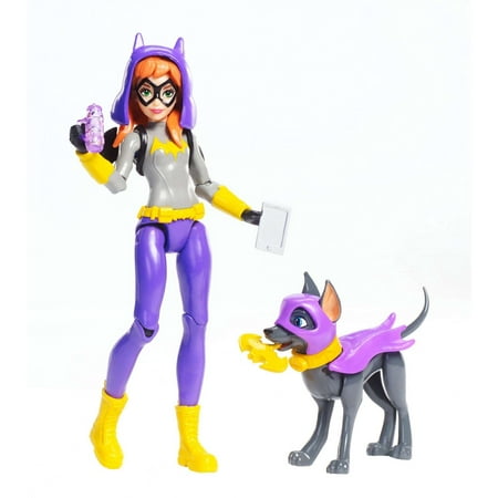 DC Super Hero Girls Batgirl 6-Inch Action Figure with Pet Dog,
