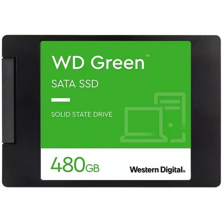Western Digital Green 2.5" 480GB SATA III Internal Solid State Drive (SSD) WDS480G3G0A