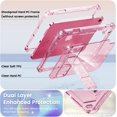 thumbnail image 4 of Sparkling Clear Anti-Drop Case with Stand for iPad 10th/11th Gen, 4 of 9