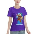 thumbnail image 2 of T-Shirt Basique à Manches Courtes pour Femmes Super Saiyan, 2 of 6