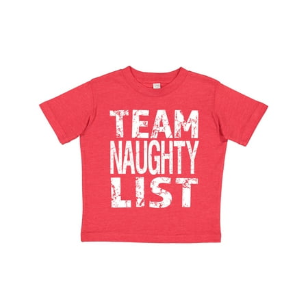

Inktastic Team Naughty List Gift Toddler Boy or Toddler Girl T-Shirt