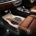 thumbnail image 4 of Gaeub Cute Mouse In Glasses Print 4 Pieces Car Floor Mats Car,Universal Car Carpet Mats,Fit for SUV, Vans, Sedans,Trucks, 4 of 6