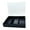 Black, variant on Transparent Cover Display Box for False Nail Suitable for Studios Salons Home
