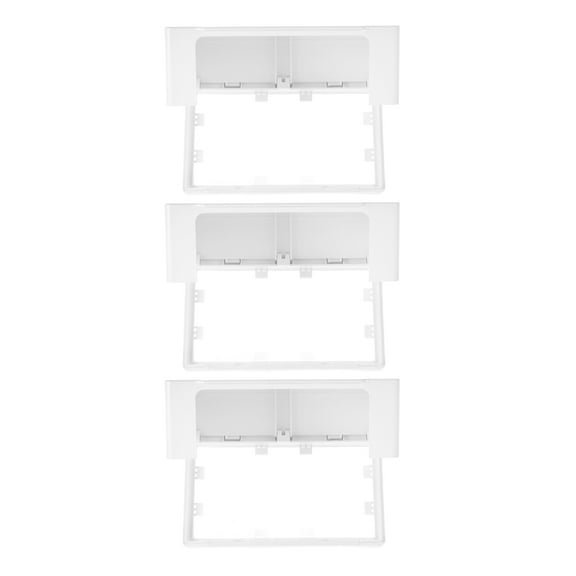 3 Pcs Outdoor Socket Cover Waterproof Switch Socket 20.20X12.10X7.50CM White