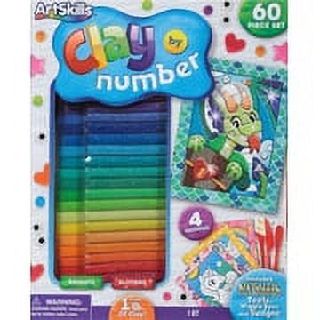 ArtSkills Clays & Dough Set - Silver (60 Piece)
