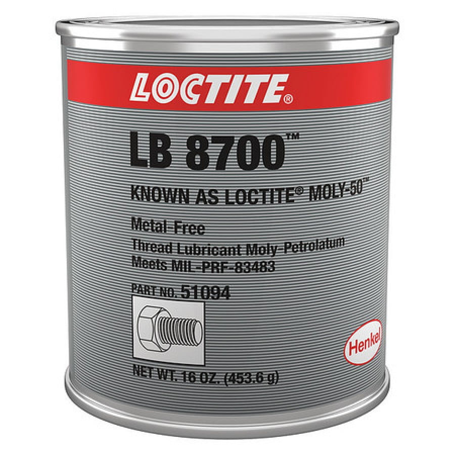 LOCTITE 234246 AntiSeize,Molybdenum,16 oz Can LB 8700(TM) Moly50(TM