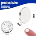 thumbnail image 2 of shiyou-50 Pcs Small Round Magnets, 8x1MM Neodymium Disc Magnet Rare Earth Magnets Strong Magnets Refrigerator Magnets for Crafts Dry Erase Board, Fridge Mini Tiny Disc Magnet for Building Scientific, 2 of 4