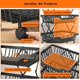 thumbnail image 4 of Frutero de Cocina Moderno 3 Niveles con Ruedas Bloqueables, Carrito Organizador Plegable de Metal para Frutas Verduras Alimentos Almacenamiento Multifuncional para Cocina Baño Dormitorio, 4 of 4