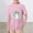 Pink, variant on Gzbliryd Happy Easter Day T-Shirt Short Sleeve Tees Cute Easter Casual Short Sleeve Gift Tops for Boys Girls Easter Rabbit Bunny Tops Clothes (Navy,6-7 Years)