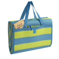 thumbnail image 3 of Lightweight Turquoise/Green Beach Mat with Carry Straps  70”x70”, 3 of 5