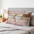 thumbnail image 6 of Pillow Covers 18x18 Set of 2, Pink Brown Vintage Square Throw Pillow Covers for Couch/Sofa/Living Room, Retro Farmhouse Elegant Pastoral Decorative Soft Pillowcases for Couch Throw Pillows, 6 of 9