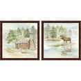 thumbnail image 1 of Great Art Now Woodland Reflections by Cynthia Coulter, 2 Piece Framed Art Set Each 13"W x 13"H, 1 of 3