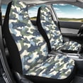 thumbnail image 4 of XYZCANDO Washable Car Seat Covers Sedan SUV Auto, Soft Durable Car Front Seat Covers 2 pcs Polyester Fabric Fish Camouflage Print, 4 of 10