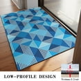 thumbnail image 3 of Blue Geometric Pattern Door Rugs,Washable Non Slip Door Mats Indoor,Decorative Door Mats,Entry Mat Indoor for Entrance,Bedroom,Kitchen,Bathroom,20"x32", 3 of 6