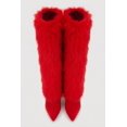 thumbnail image 4 of Women's Faux Fur Pointed Toe Spool Heel Boots, 4 of 6