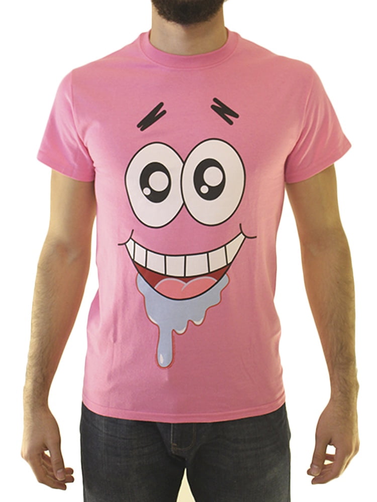 SpongeBob Patrick Star Face Men's Pink 
