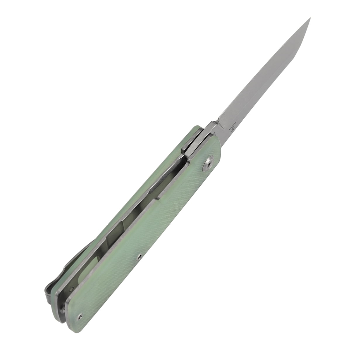 Tenable Higonokami Folding Pocket Knife,3.02'' Stonewashed D2 Blade,Jade G10 Handle,B2135A4