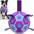 thumbnail image 1 of Pelota de fútbol QDAN de juguete para perros, duradera, para perros medianos y pequeños, 20 cm, 1 of 6
