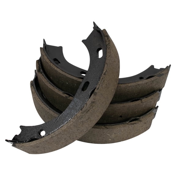 TRQ Parking Brake Shoe Set Fits 1968-1991 Mercedes-Benz
