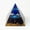 Blue and Black, variant on NEONWE Purple Crystal Pyramid Obsidian Chakra Meditation Reiki Healing Energy Desktop Decoration for Office and Home, Valentine's Day Gift