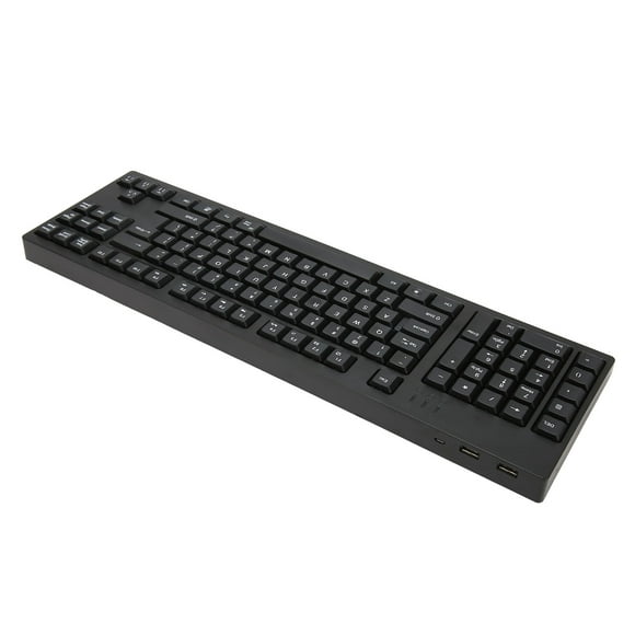Left Handed Keyboard, 109 Keys Micro USB Durable ABS Left Numpad Keyboard  For School