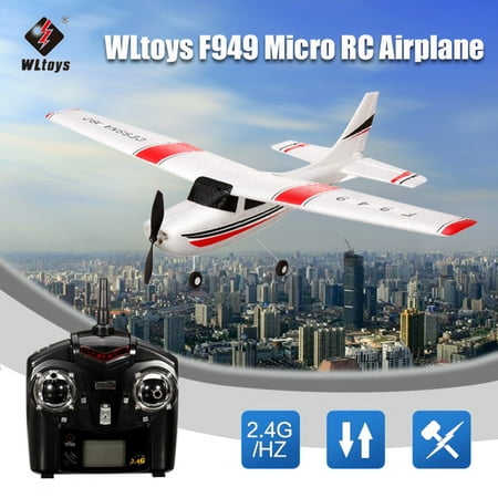 Original Wltoys F949 2.4G 3CH RC Remote Control Airplane with Transmitter，Fixed Wing Plane Toys Gift，Outdoor Flying，for Adult & Children