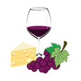 thumbnail image 2 of CafePress - Wine And Cheese -  Round Wood Ornament 4", 2 of 2