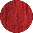 thumbnail image 1 of Ahgly Company Indoor Round Abstract Red Modern Area Rugs, 8' Round, 1 of 4