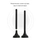 thumbnail image 3 of Fosa Antena de TV para TV Digital, Portátil HDTV para Interiores, Antena para automóvil con Base magnética y Amplificador de se?al amplificada UHF/VHF incorporada EOTVIA  ZXR35T, 3 of 7