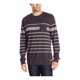 thumbnail image 1 of Quiksilver Snit Crew Stripe Pullover Suéter para hombre, gris, pequeño Quiksilver Pull-over, 1 of 2