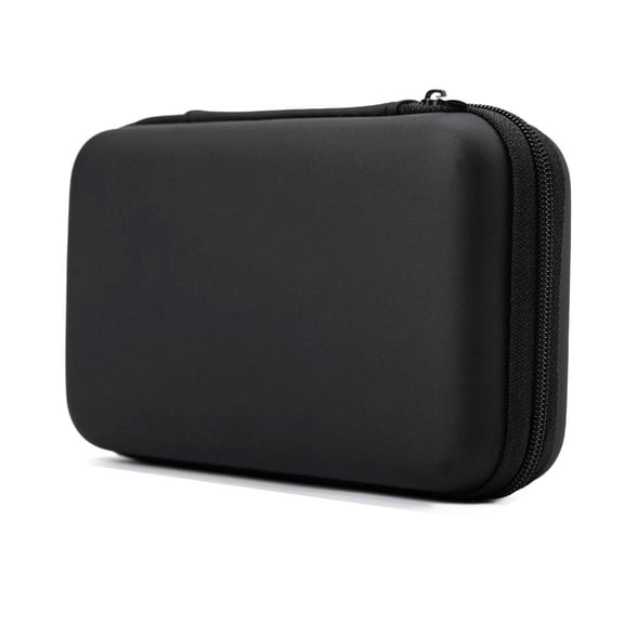 EVA Hard Shell Storage Case, Compact Zipper Shockproof Organizer Bag for Cable Charger Earbud Flash Drive, Portable Anti‑Crush Pouch for Travel Office Student Daily Use