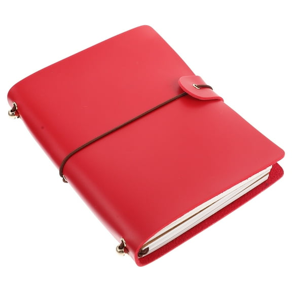 unbranded  Notebook Travelers Worker Scrapbook Journal Notebooks for Blank Student Red