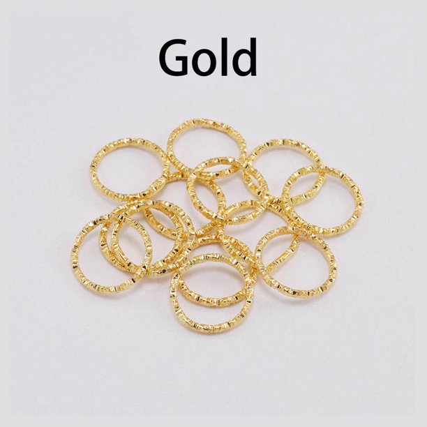 Anillos de salto redondos de 8-20mm de 50-100 Uds., anillos abiertos trenzados, conector de anillos de salto para hallazgos de joyería, suministros DIY Tan Jianjun unisex