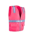Safety Depot Pink Reflective Safety Vest with Pockets 8038PKXL