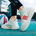 thumbnail image 5 of Novetra Men's Basketball Shoes Breathable Anti Slip Wear Resistant Super Light Sneakers Outdoor Cushioning Workout Fashion Running - WHITEGREEN_10, 5 of 5