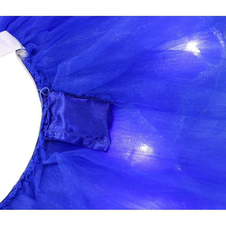 AshopZ Women's LED Light Up Neon Tulle Tutu Skirt Running Tutu