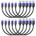 thumbnail image 1 of Cable USB C Bkduice de 30 cm para iPhone 15, paquete de 10 unidades, carga masiva, 1 of 7