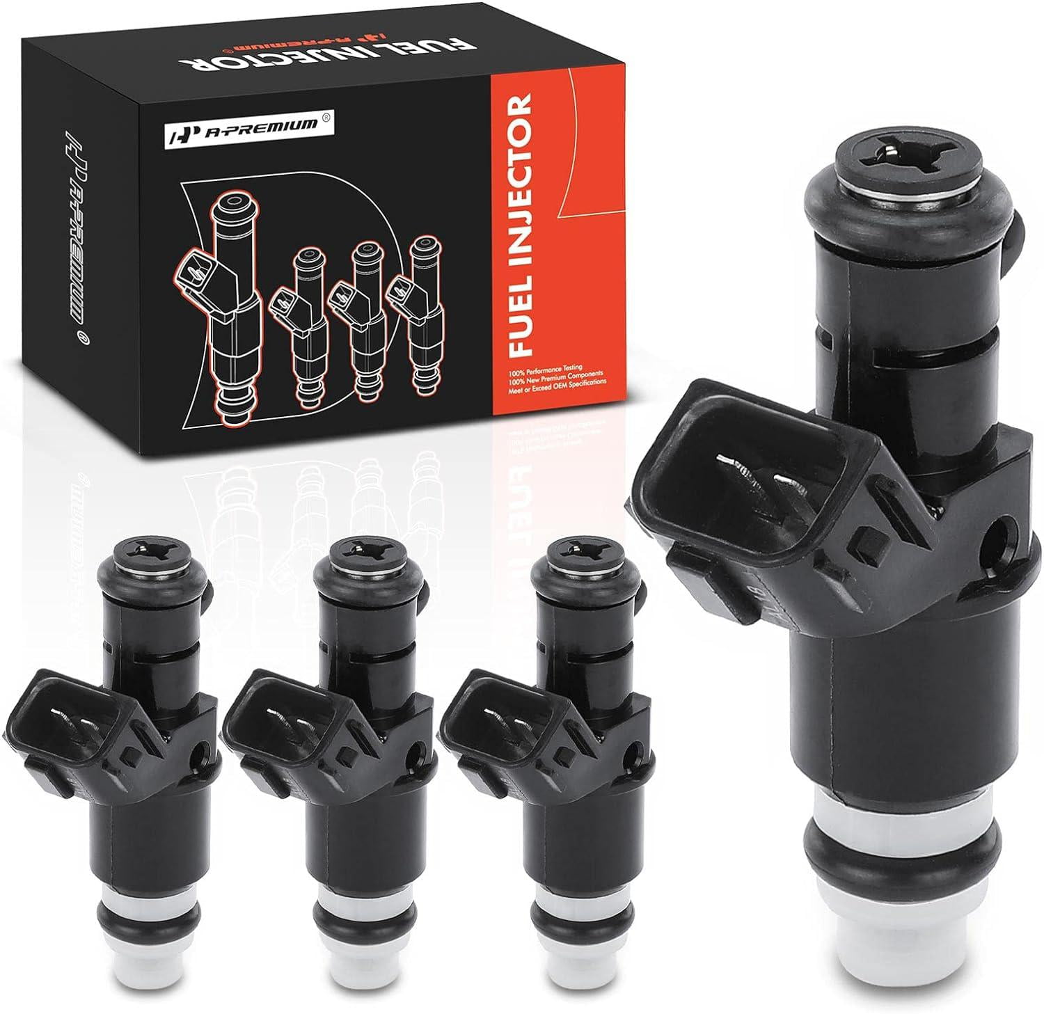 4-Piece Fuel Injector Rebuild Kit - Compatible With Honda Civic Accord CR-V 2008-2015