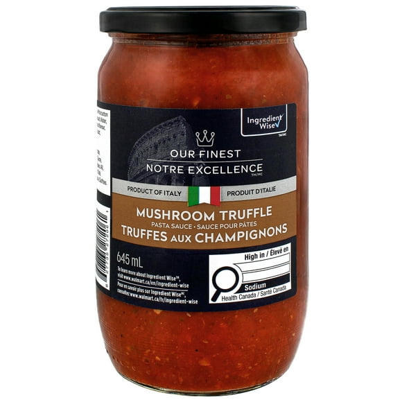 Our Finest Mushroom Truffle Pasta Sauce, 645 mL