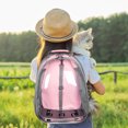 thumbnail image 6 of Back Expandable Cat Backpack with Transparent Front Doom for Small Pets, ECO-Friendly Breathable Space Capsule Design Perfectly for Hiking, Traveling and Camping., 6 of 9