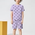 thumbnail image 5 of UAYOTSE 1T 2T 3T 4T 5T Toddler Girl Summer Clothes Set Short Sleeve T-shirt Tops Floral Bottom Pants Little Kids Outfits 2Pcs,Sizes 9-10 Years, 5 of 6