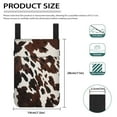 thumbnail image 7 of COEQINE Cow Print Crutch Pouch Underarm Crutches Attachment Hanging Pouch Removable Tote for Broken Leg Crutches Compartments Adjustable Crutch Organizer Pouch for Universal Crutches, 7 of 7