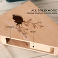 thumbnail image 4 of Kalimba de 17 notas para principiantes, diseño en madera de caoba con acabado natural, incluye martillo de afinación, bolsa de almacenamiento y manual en inglés. Ideal para aprendizaje y práctica, 4 of 7