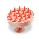thumbnail image 2 of Handheld Silicone Scalp Scrubber Scrubber Exfoliación Masajeador Bañado Cepillo Reutilizable Viaje Piel Masaje Masaje Cuerpo Personal Pink seitruly HA010454-01, 2 of 6