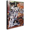 thumbnail image 2 of Trademark Fine Art 'Country Pups and Kittens II' Canvas Art by Jenny Newland, 2 of 3