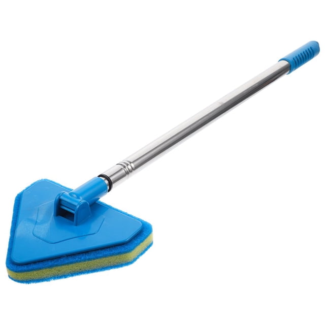 HLONK Triangle Sponge Cleaning Brush Scrubber Aquarium Fish Tank Cleaning Brush (Random Color)