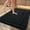 Black, variant on Machine Washable Absorbent Bath Mat, Soft, Non-Slip and Absorbent Bathroom Rugs Rubber Backing Floor Mat for Shower Tub Kitchen,Black