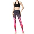 thumbnail image 7 of SLADYGLD Women High Waisted Tie-Dyed Gradient Printed Stirrup Leggings, 7 of 7