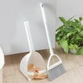 thumbnail image 5 of Small Broom and Dustpan Set Broomstick and Dust Pan Combo for Home Kitchen Room Kids Housework Cleaning Craft (White), 5 of 8
